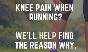 Knee pain when running?